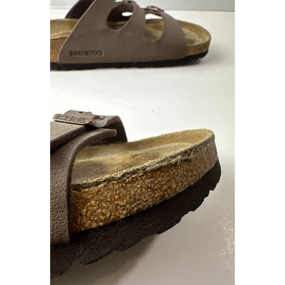 Birkenstock Florida 3 Strap Soft Footbed Sandals Brown Women's Size 40 US 9 M7 - Picture 9 of 16